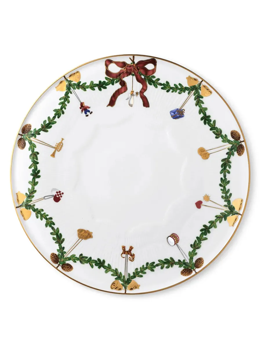 Stjerne Riflet Jul, fad 32 cm<Royal Copenhagen New