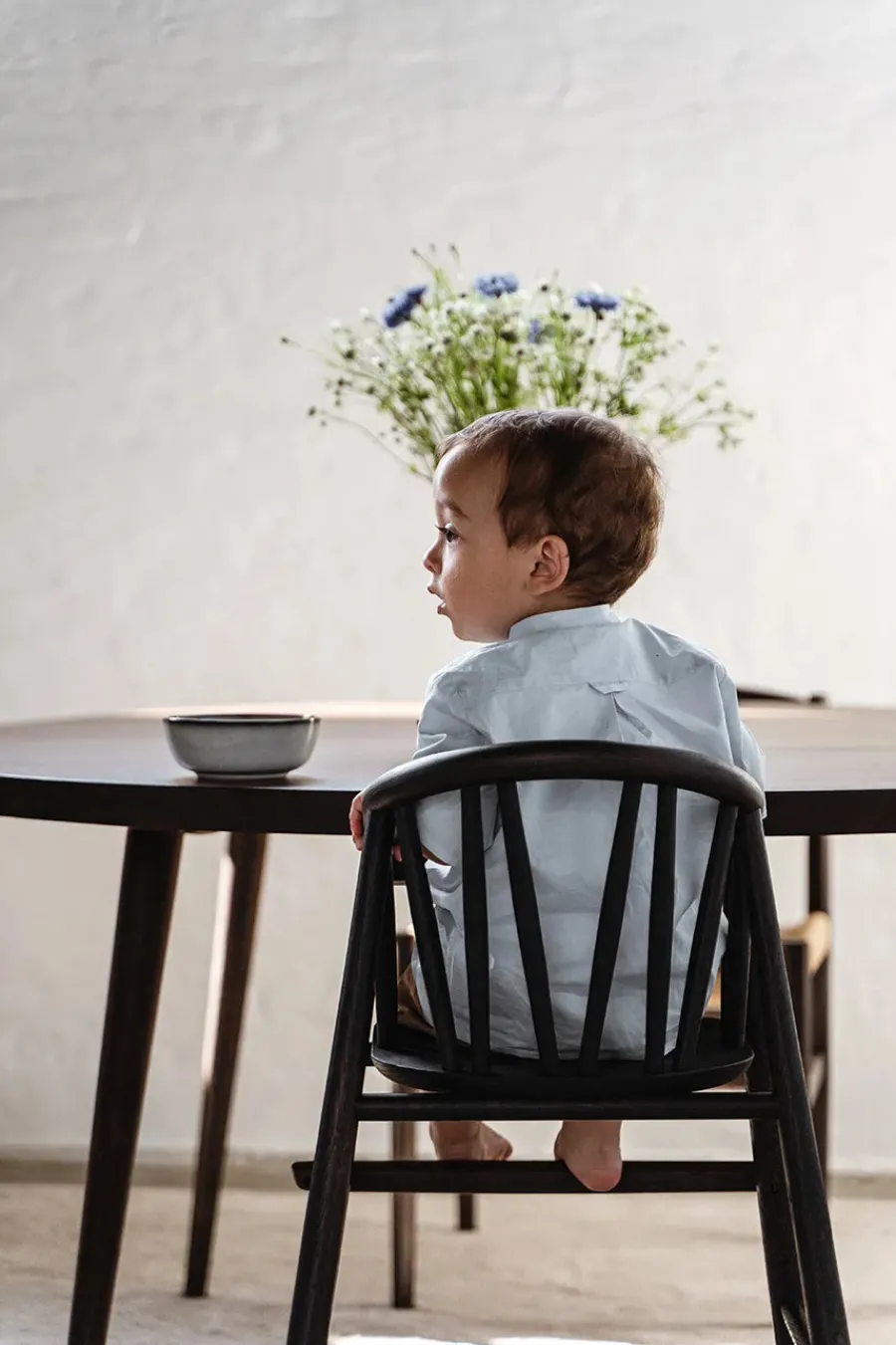 Saga Højstol, sortlakeret eg fra<Oaklings New