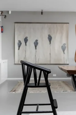 Saga Højstol, sortlakeret eg fra<Oaklings New