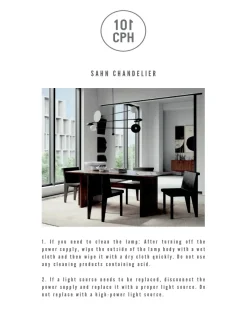 Sahn Chandelier, bronze fra<101 Copenhagen Best