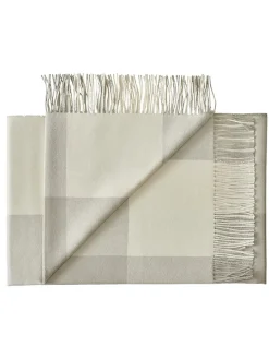 Santa Fe Plaid, limestone fra<Silkeborg Uldspinderi Outlet