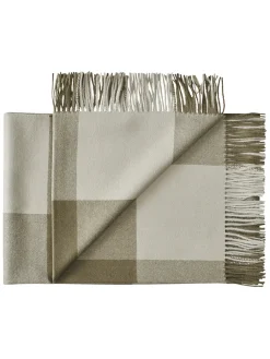Santa Fe Plaid, limestone fra<Silkeborg Uldspinderi Outlet