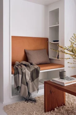 Santa Fe Plaid, limestone fra<Silkeborg Uldspinderi Outlet