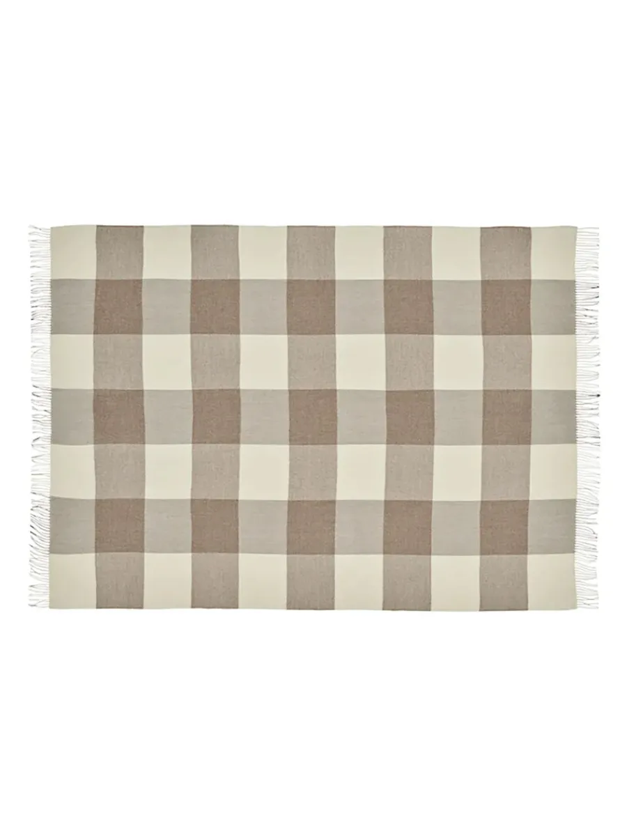 Santa Fe Plaid, walnut brown fra<Silkeborg Uldspinderi Discount