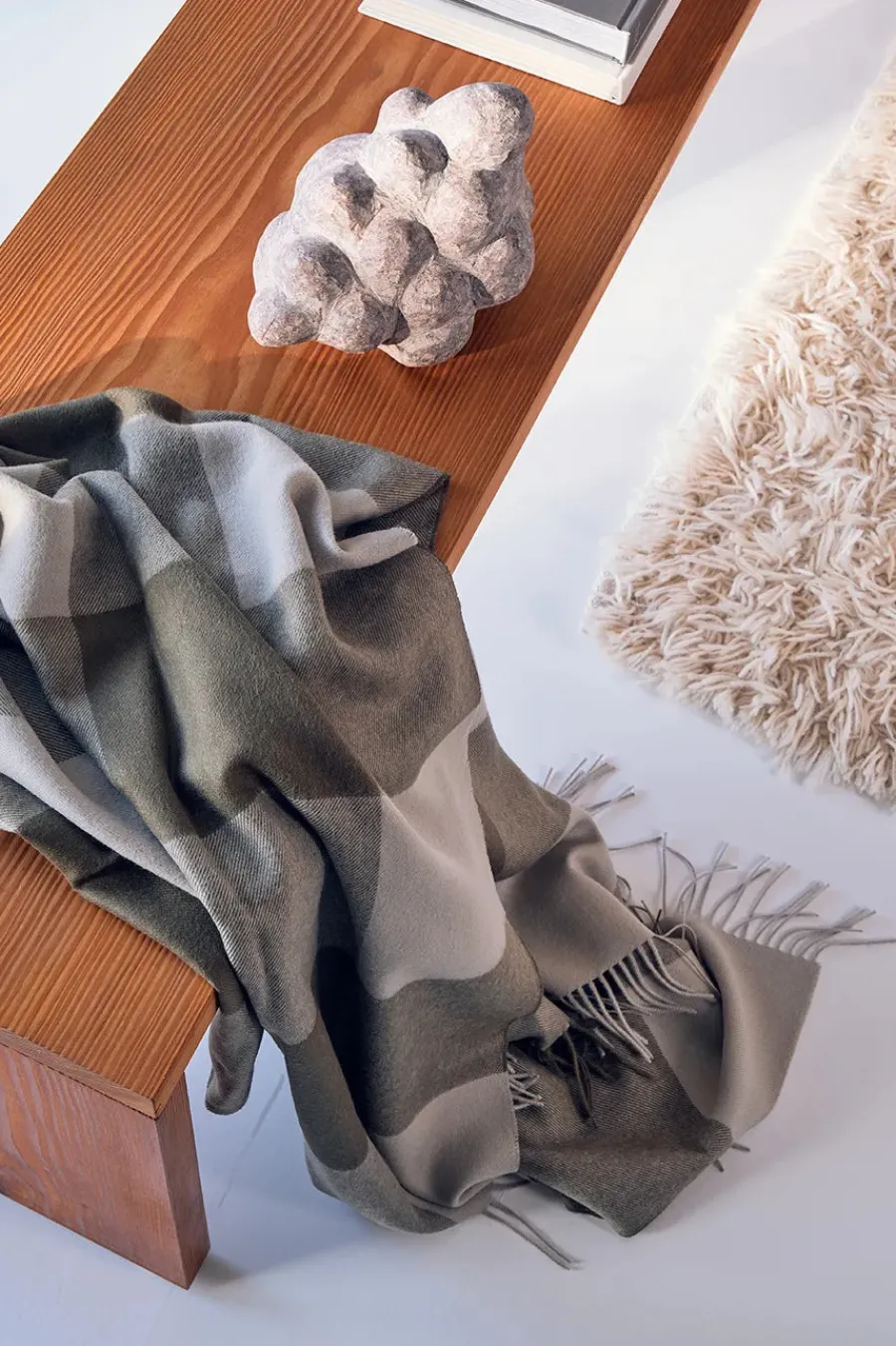 Santa Fe Plaid, walnut brown fra<Silkeborg Uldspinderi Discount