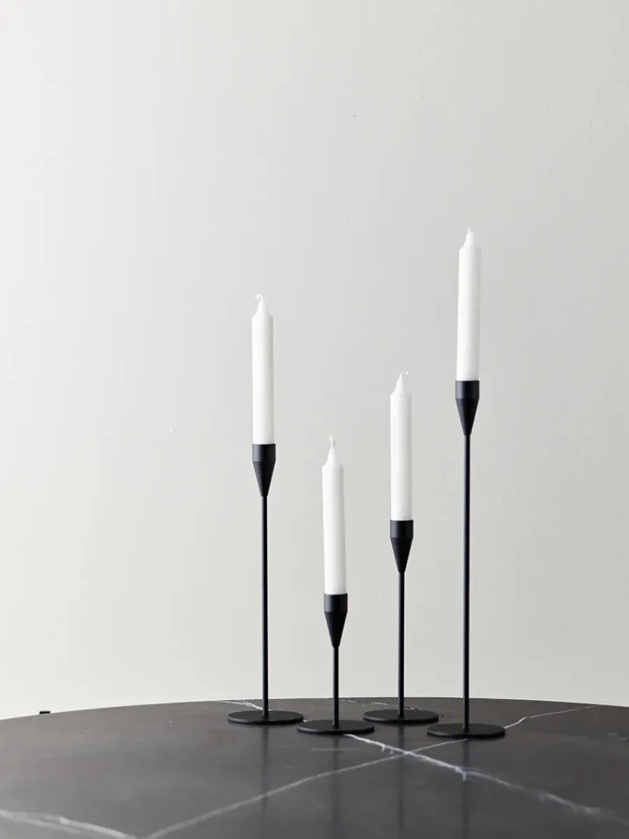 Saturn Lysestage, sort fra<Piet Hein Clearance