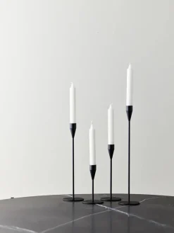 Saturn Lysestage, sort fra<Piet Hein Clearance