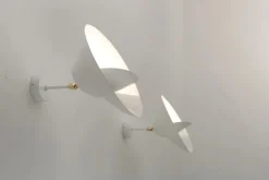 Saturnus Small Wall Lamp af Serge Mouille<Editions Serge Mouille New