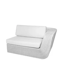 Savannah 2 pers Venstre Modulsofa, hvid/grå fra<Cane-line New