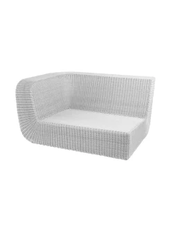 Savannah 2-pers. Højre Modulsofa, hvid/grå fra<Cane-line Discount