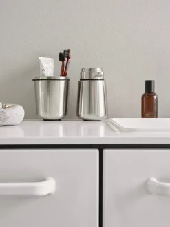 Sæbedispenser, sort fra<Vipp