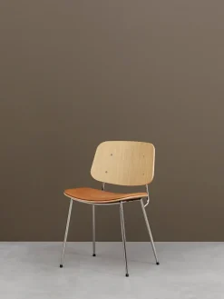 Søborg Stol, stålstel af Børge Mogensen<Fredericia Furniture Outlet