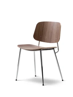 Søborg Stol, stålstel af Børge Mogensen<Fredericia Furniture Outlet