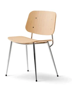Søborg Stol, stålstel af Børge Mogensen<Fredericia Furniture Outlet