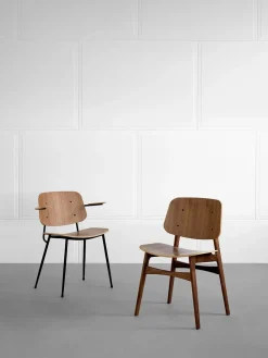 Søborg Stol, træstel af Børge Mogensen<Fredericia Furniture New