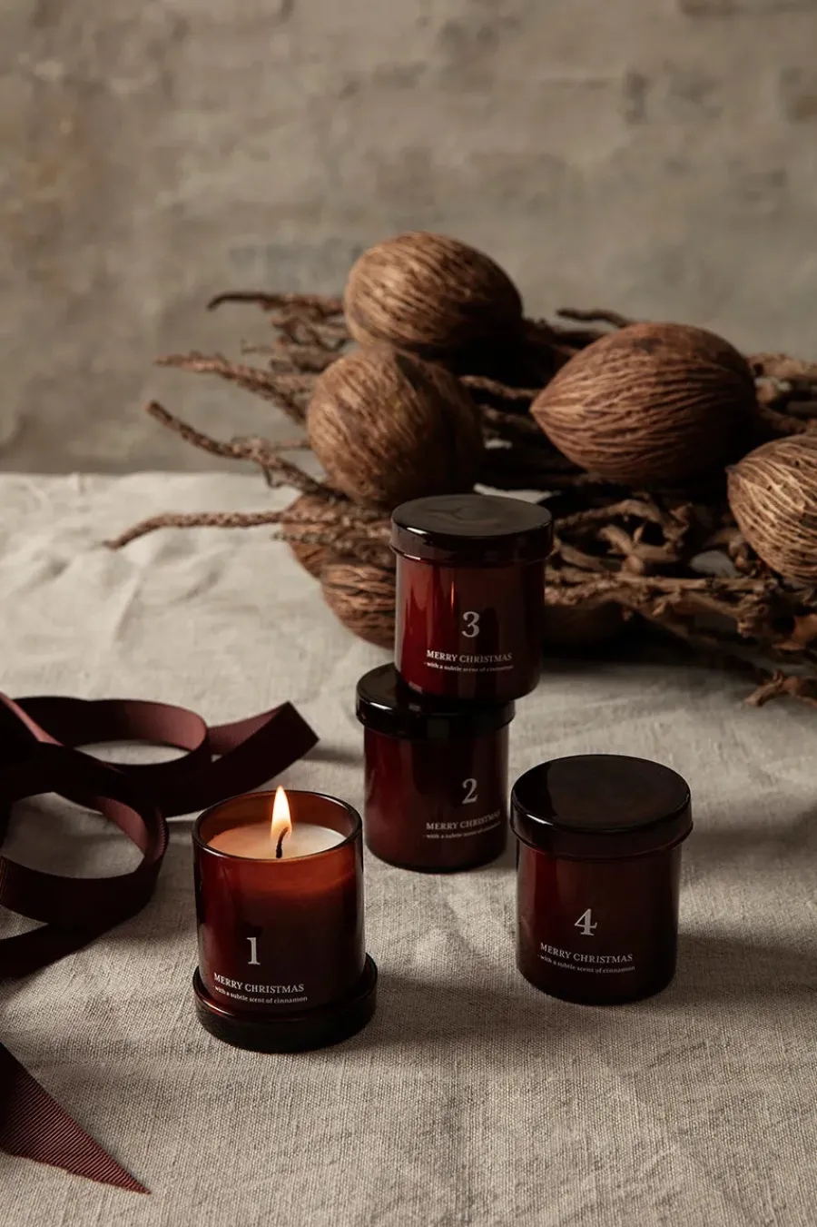 Scented Advent Candles fra<Ferm Living Online