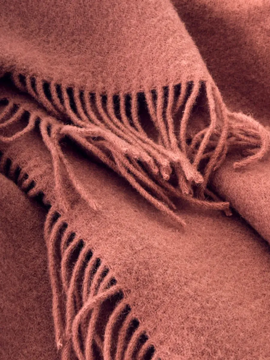 Season Plaid, cinnamon fra<Silkeborg Uldspinderi Online