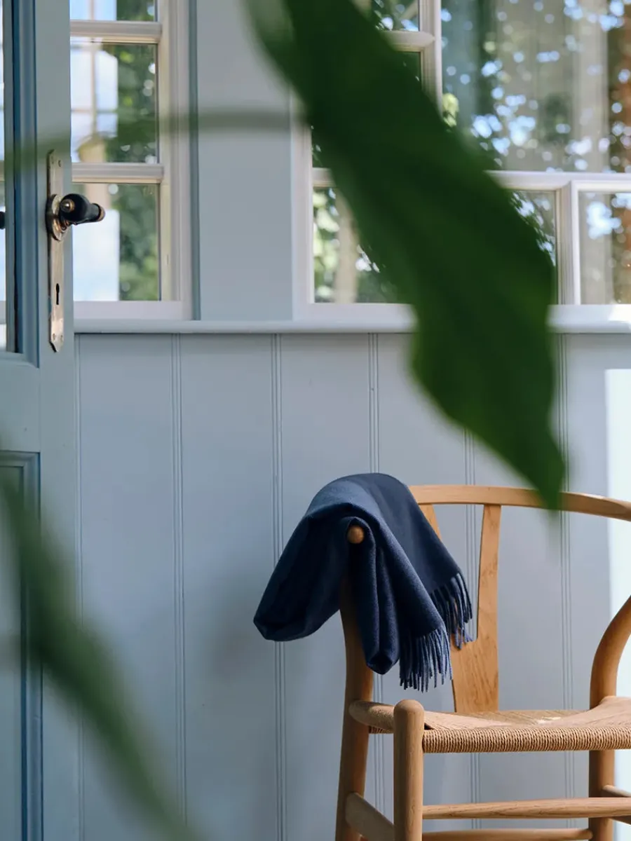 Season Plaid, midnight fra<Silkeborg Uldspinderi