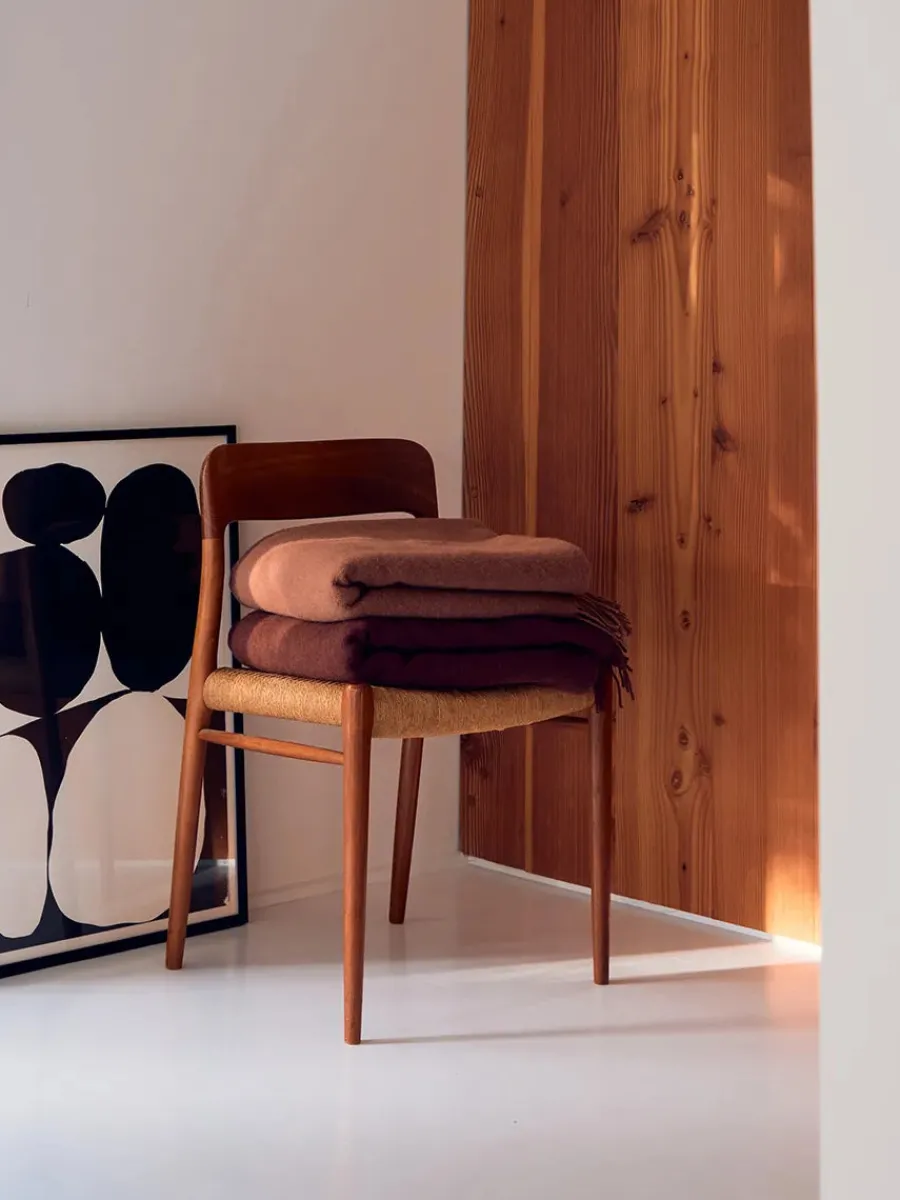 Season Plaid, rosewood fra<Silkeborg Uldspinderi Discount