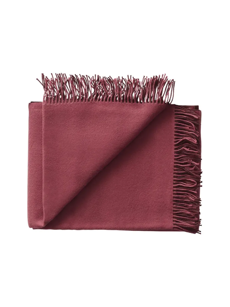 Secret Plaid, blush/rosa fra<Silkeborg Uldspinderi New