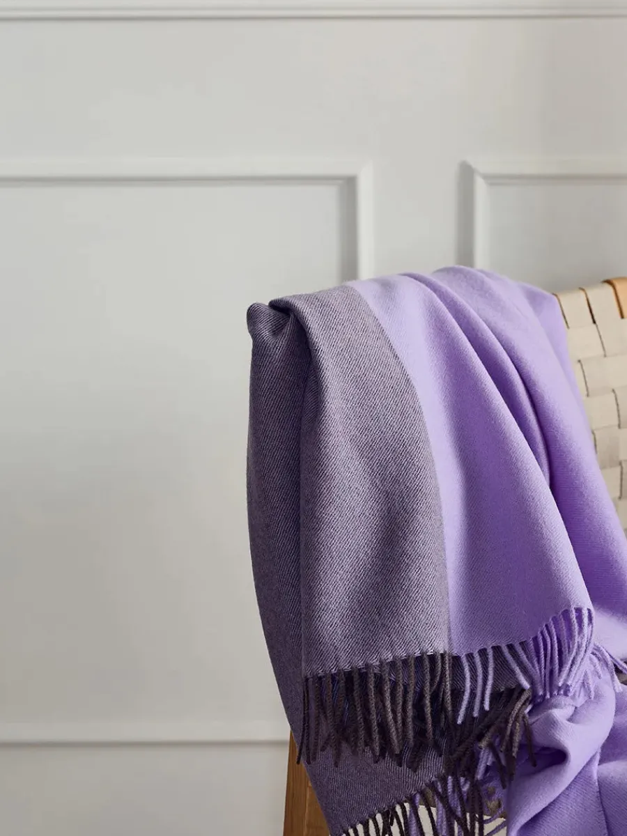 Secret Plaid, clay/lilac fra<Silkeborg Uldspinderi Sale