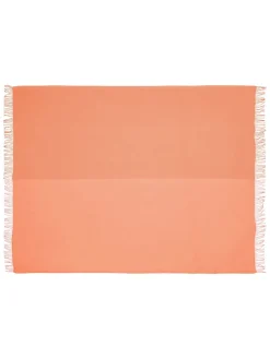 Secret Plaid, coral/amber fra<Silkeborg Uldspinderi Discount