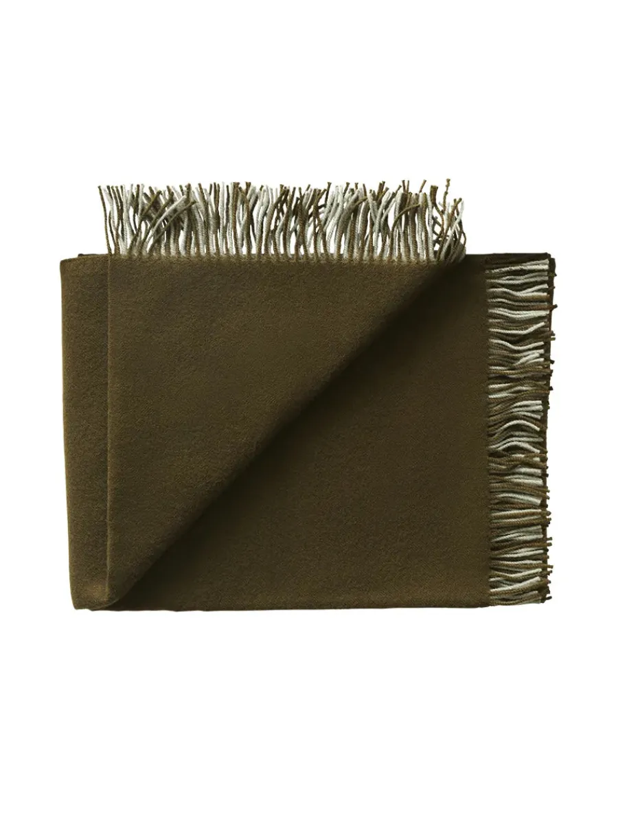 Secret Plaid, coral/amber fra<Silkeborg Uldspinderi Discount