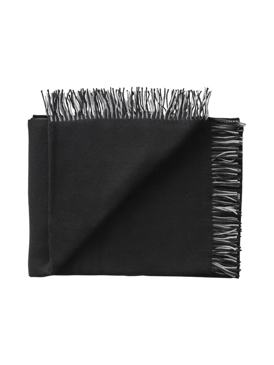 Secret Plaid, granite/black fra<Silkeborg Uldspinderi Online