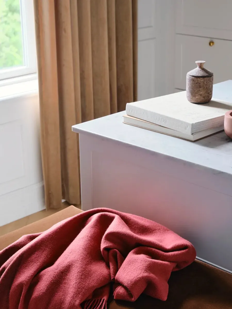 Secret Plaid, granite/black fra<Silkeborg Uldspinderi Online