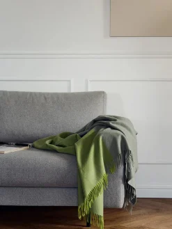 Secret Plaid, moss/seaweed fra<Silkeborg Uldspinderi Sale