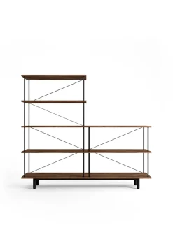 Seiton Reol 3-2 L, valnød fra<Stellar Works Online