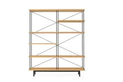 Seiton reol 4-2R ( højre) fra , eg lakeret sort stel<Stellar Works Discount