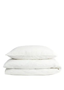 Sengelinned Seersucker - white fra<Aiayu Online