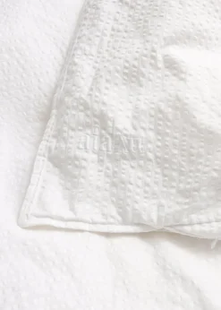 Sengelinned Seersucker - white fra<Aiayu Online
