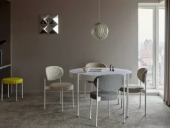 Serie 430 bord, hvid af Verner Panton<Verpan Clearance