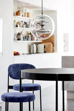 Serie 430 skammel, sort af Verner Panton<Verpan New