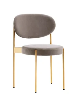 Serie 430 spisestol, messing af Verner Panton<Verpan