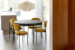 Serie 430 spisestol, sort af Verner Panton<Verpan Online