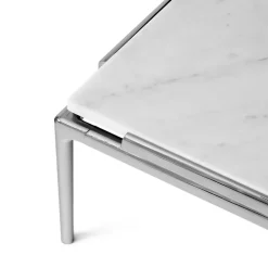 Sett LN12 Sofabord, bianco carrara marble/chrome fra<&Tradition Clearance
