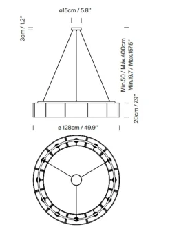 Sexta Pendel fra Santa and Cole<Santa & Cole New