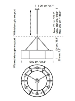 Sexta Pendel fra Santa and Cole<Santa & Cole New
