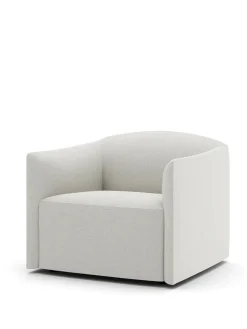 Shore Lounge Chair Extended Base, taupe fra<New Works Best