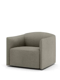 Shore Lounge Chair Extended Base, taupe fra<New Works Best