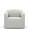 Shore Lounge Chair Extended Base, quill fra<New Works New