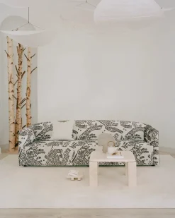 Shore Sofa 3 Seater Extended Base, lava rock fra<New Works Clearance