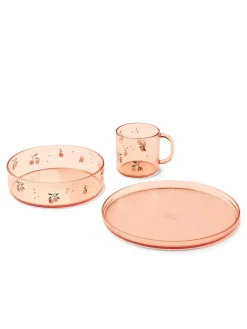 Siva Printed Tableware Set, sea creature/sandy fra<Liewood Discount