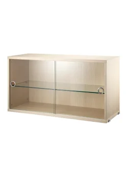 Skab m. Glaslåger fra String<String Furniture Online