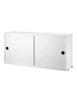 Skab m. Skydelåger fra String<String Furniture Outlet