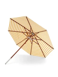 Skagerak Atlantis parasol Ø330, Golden Yellow Stripes fra<Fritz Hansen Best