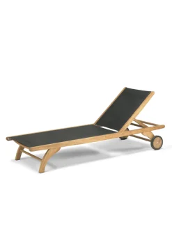 Skagerak Columbus Liggestol, sort fra<Fritz Hansen Best